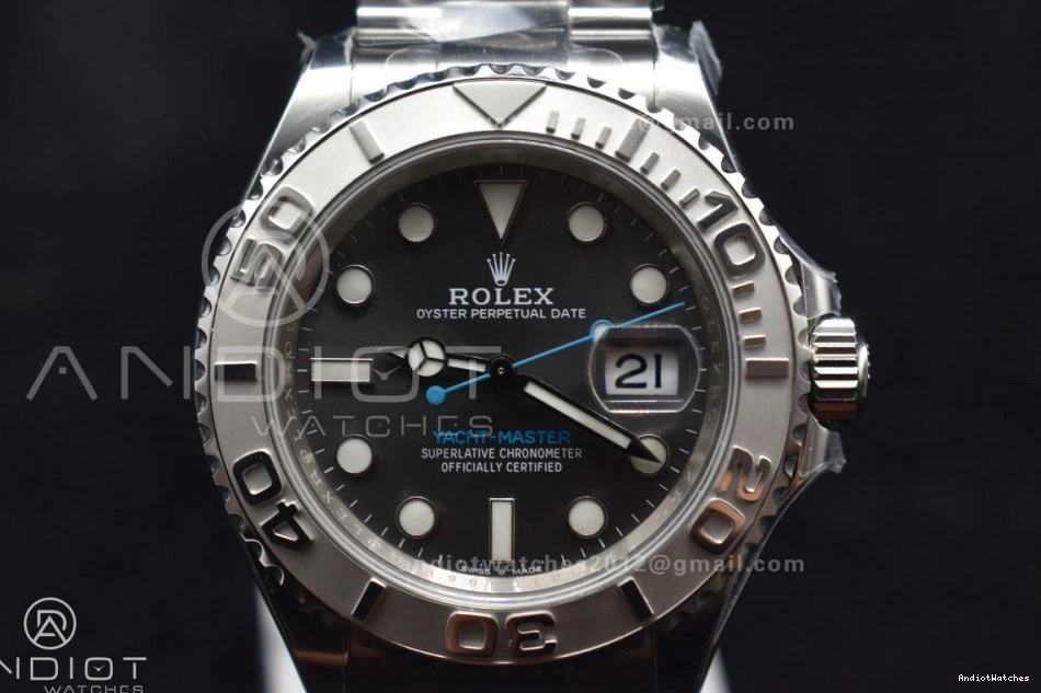 126622 FreshLook Dial Bracelet Steel on Best Edition SS 1:1 VR Clean Yacht-Master 491 904L Gray 0203